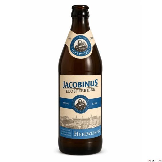 стекло Jacobinus Hefe Weizen(ЯКОБИНУС ХЕФЕВАЙЦЕН) 0,5л(20шт)ЧЗ