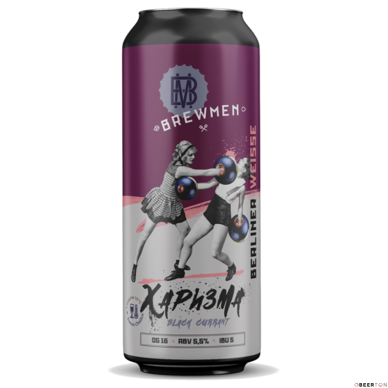 ж/б ХАРИЗМА ЧЕРНАЯ СМОРОДИНА 0,45л ЧЗ (BREWMEN)