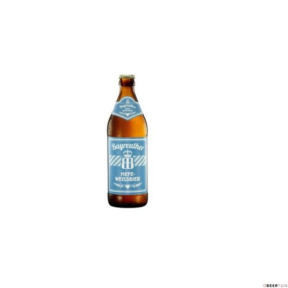 стекло BAYREUTHER HEFE-WEISSBIER(Байройтер Хефе-Вайссбир) 0,5л(20шт)ЧЗ
