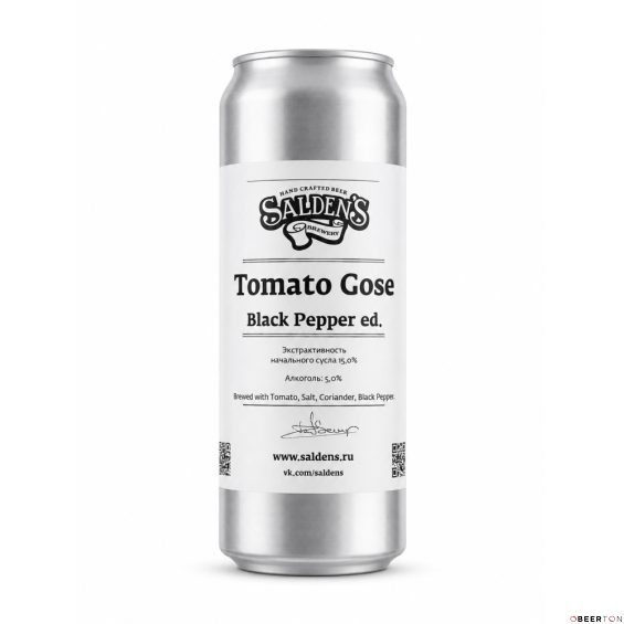 ж/б TOMATO GOSE BLACK PEPPER ED. 0,45л ЧЗ(SALDEN'S)
