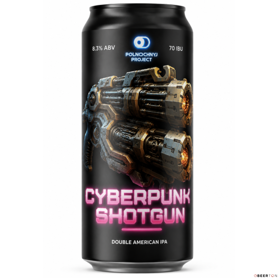 ж/б CYBERPUNK SHOTGUN 0,45л(20шт) ЧЗ (POLNOCHNY  PROJECT)