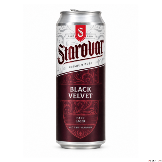 ж/б BLACK VELVET 0,45л (6шт)ЧЗ (STAROVAR)