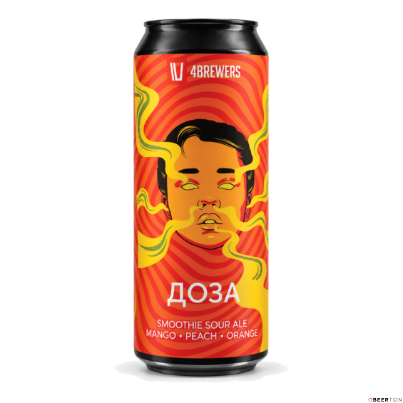 ж/б ДОЗА MANGO+PEACH+ORANGE 0,45л (12) ЧЗ (4BREWERS)
