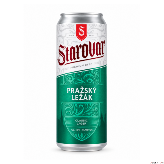 ж/б PRAZSKY LEZAK 0,45л (6шт)ЧЗ (STAROVAR)