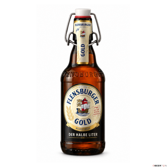 стекло Flensburger Gold(Фленсбургер Голд) ЧЗ 0,5л