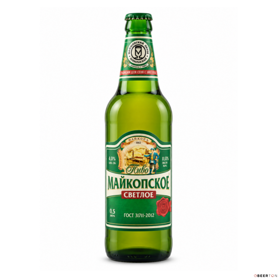 стекло МАЙКОПСКОЕ СВЕТЛОЕ 0,5л (20шт) ЧЗ(МАЙКОП)