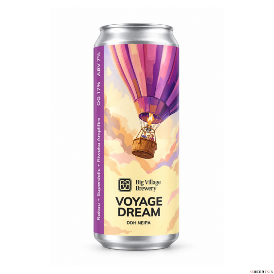 ж/б VOYAGE DREAM 0,45л(12шт) ЧЗ (BIG VILLAGE BREWERY)