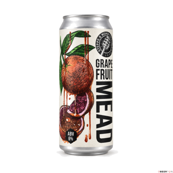 ж/б MEAD GRAPEFRUIT 0,45л(12шт)ЧЗ (STEPPE&WIND MEADERY)