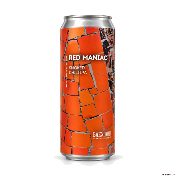ж/б RED MANIAC 0,45л(9шт) ЧЗ (BAKUNIN)