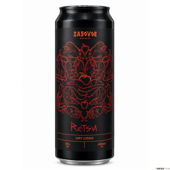ж/б RETSU 0,45л(12шт) ЧЗ (ZAGOVOR)