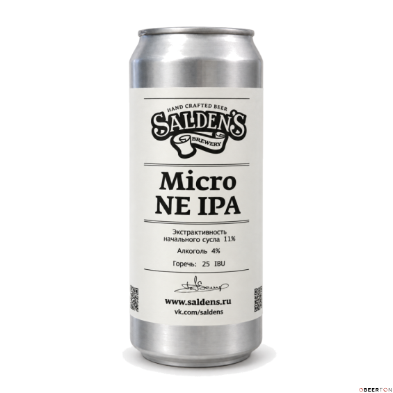ж/б MICRO NE IPA 0,45л ЧЗ(SALDEN'S)