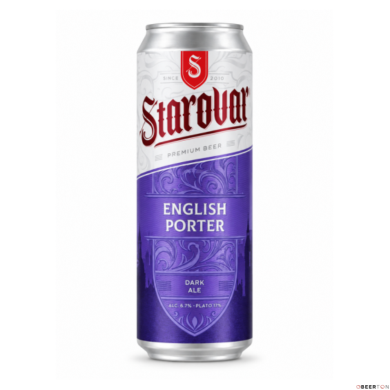 ж/б ENGLISH PORTER 0,45л (6шт)ЧЗ (STAROVAR)