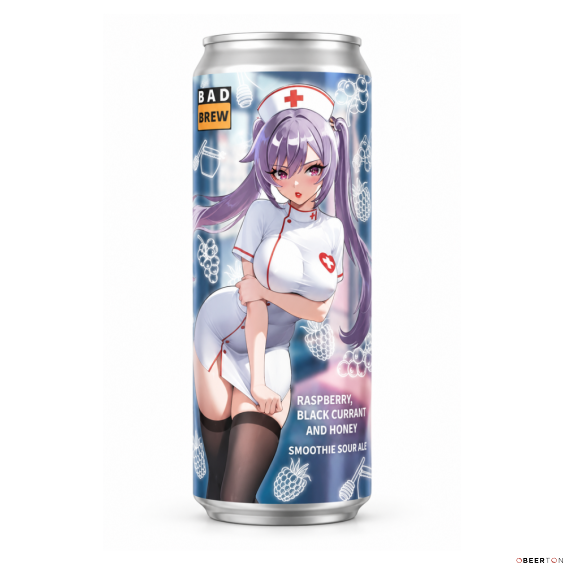 ж/б RASPBERRY, BLACK CURRANT AND HONEY 0,45л(20шт)ЧЗ (B.A.D)