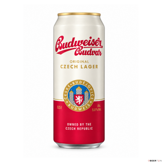 ж/б BUDWEISER BUDVAR ORIGINAL(Будвайзер Будвар) 0,5л ЧЗ(24шт)