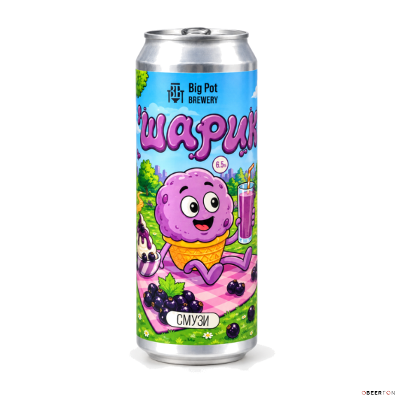 ж/б ШАРИК (Смородиновый) 0,45л(12шт) ЧЗ (BIG POT BREWERY)