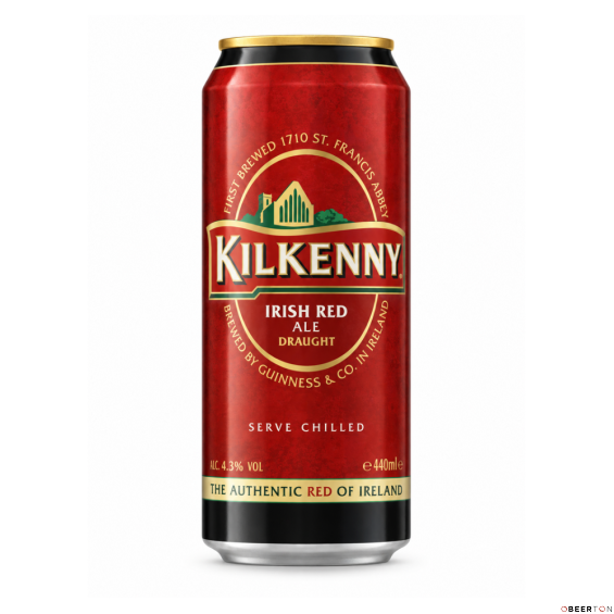 ж/б Kilkenny Irish Red Ale Draught(Килкенни Драфт Айриш Рэд Эль) 0,44л (24шт)ЧЗ